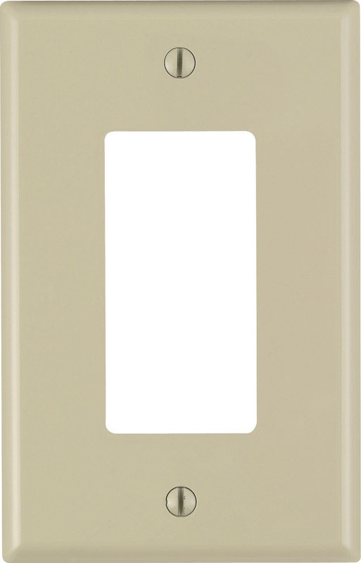 Leviton Ivory 1 gang Nylon Decorator Wall Plate