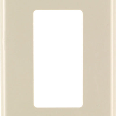 Leviton Light Almond 1 gang Nylon Decorator Wall Plate
