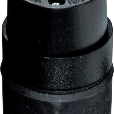 Leviton Commercial Rubber Ground/Straight Blade Connector 5-15R 18-12 AWG 2 Pole 3 Wire