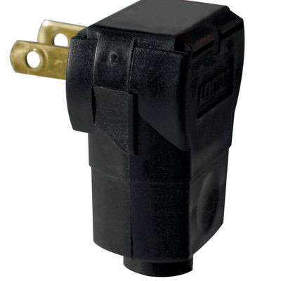 Leviton Commercial and Residential Vinyl Non-Polarized Plug 1-15P 18-14 AWG 2 Pole 2 Wire
