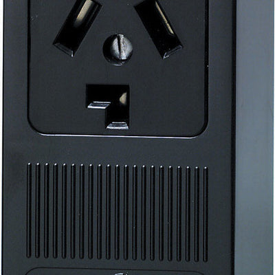 Leviton 30 amps 125/250 V Black Outlet 10-30R