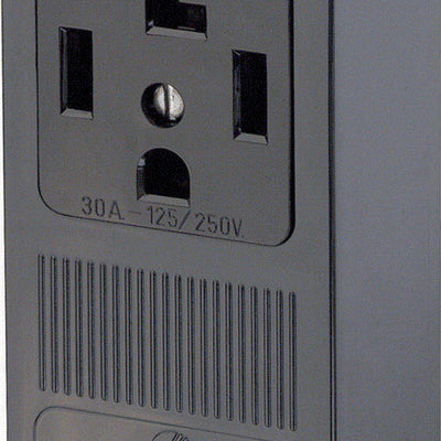 Leviton 30 amps 125/250 V Single Black Outlet 14-30R