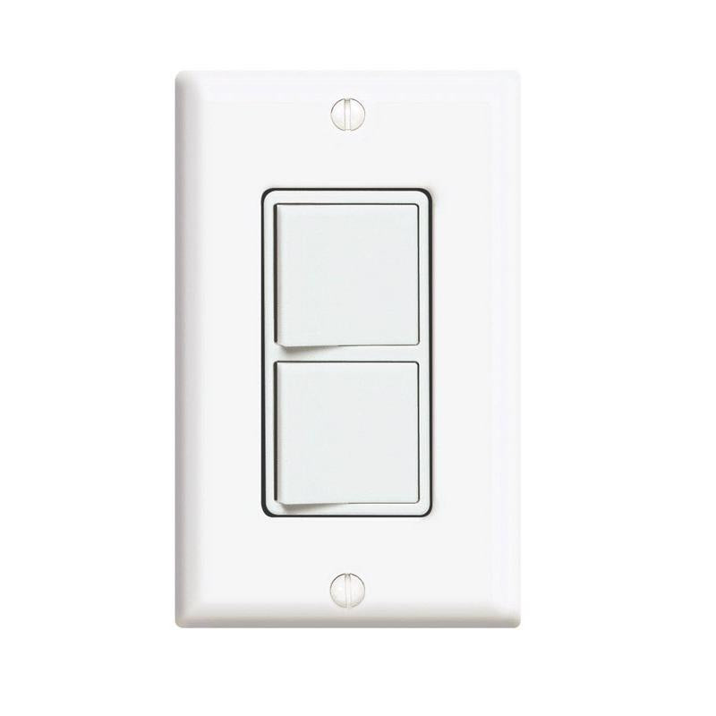 Leviton Decora 15 amps Single Pole Rocker Grounding Switch White