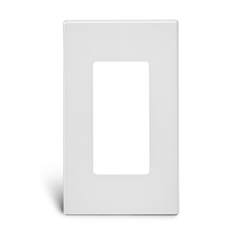 Leviton Decora White 1 gang Polycarbonate Decorator Wall Plate