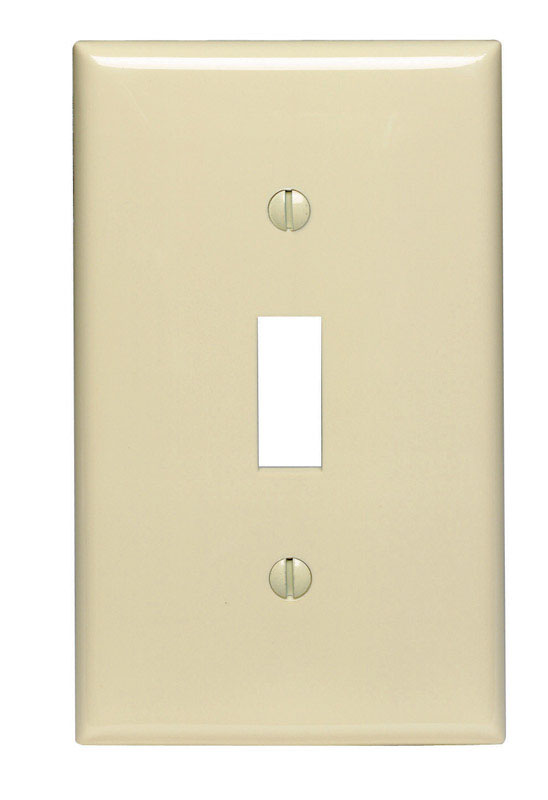 Leviton Ivory 1 gang Nylon Toggle Wall Plate