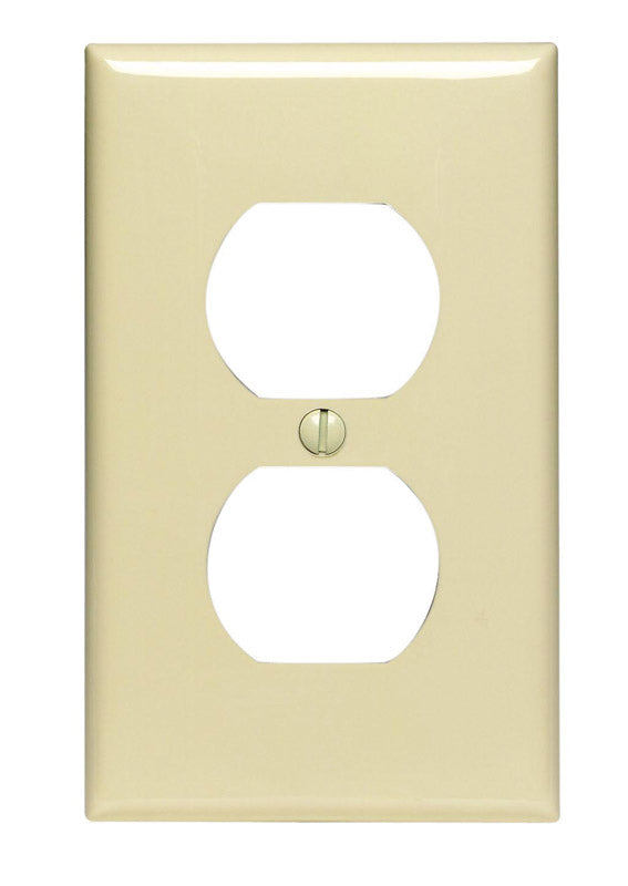 Leviton Ivory 1 gang Nylon Duplex Wall Plate