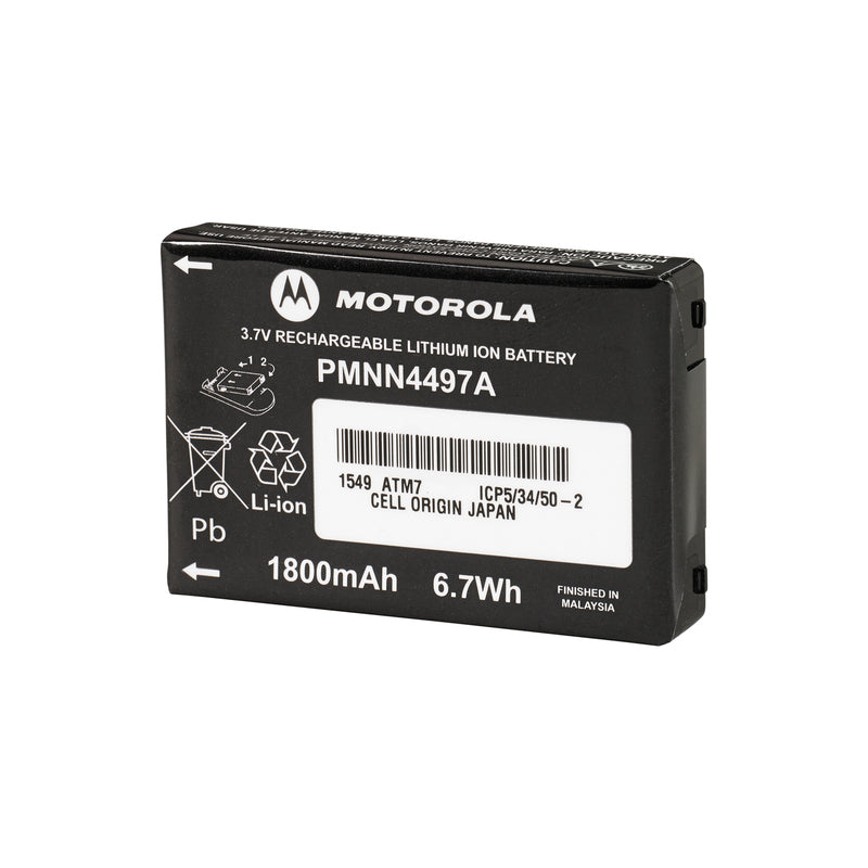 Motorola Lithium Ion 3.65-Volt 3.7 V 1800 mAh Rechargeable Battery PMNN4497