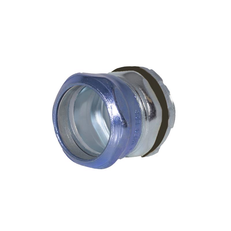 Sigma Electric ProConnex 1-1/4 in. D Zinc-Plated Steel Rain-Tight Compression Connector For EMT