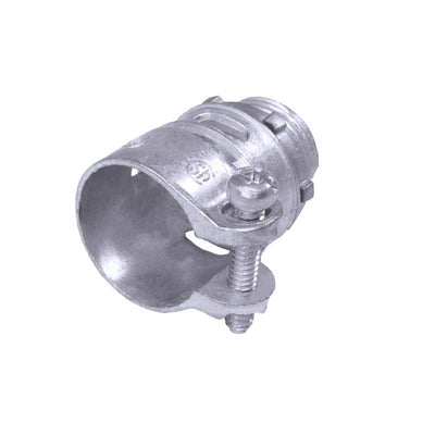 Sigma Electric ProConnex 1 in. D Die-Cast Zinc Squeeze Connector For BX, MC and FLEX