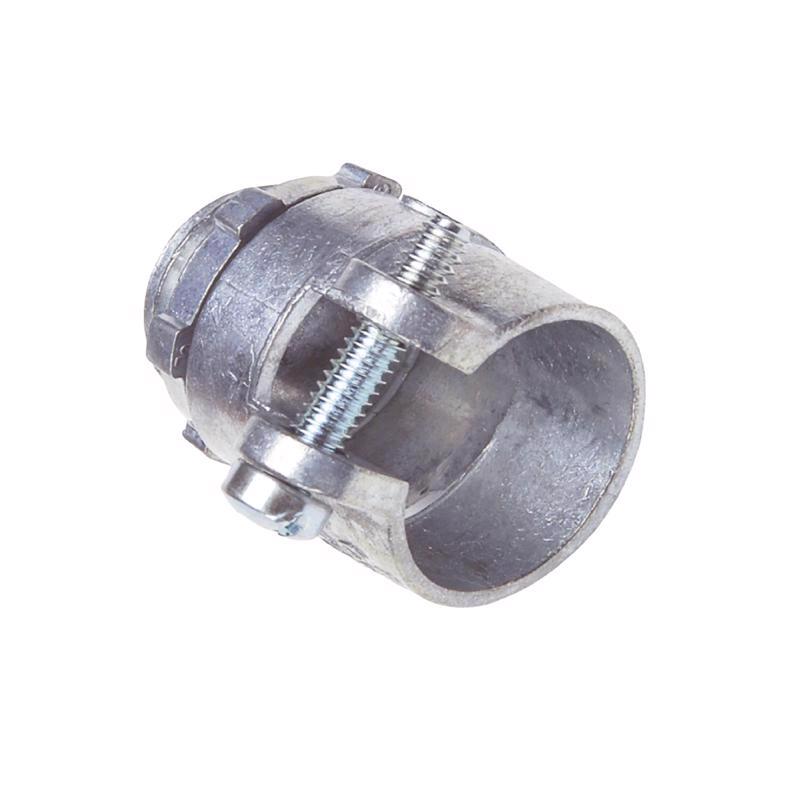 Sigma Electric ProConnex 1 in. D Die-Cast Zinc Squeeze Connector For BX, MC and FLEX