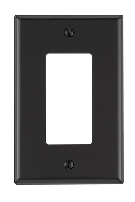 Leviton Black 1 gang Nylon Decorator Wall Plate