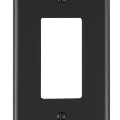 Leviton Black 1 gang Nylon Decorator Wall Plate