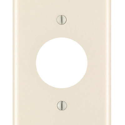 Leviton Almond 1 gang Thermoset Plastic Outlet Wall Plate