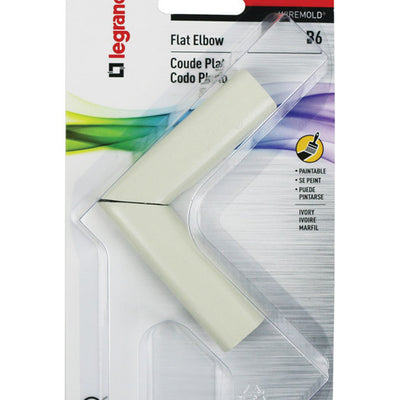 Legrand On-Wall Flat Elbow