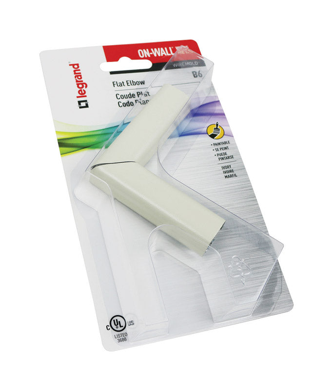 Legrand On-Wall Flat Elbow