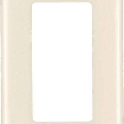 Leviton Decora Almond 1 gang Thermoset Plastic Decorator Wall Plate