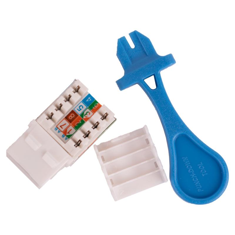 Monster Just Hook It Up Cat-5E Keystone Jack 350 MHz