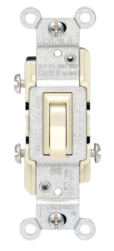 Leviton CO/ALR 15 amps Toggle Switch Ivory