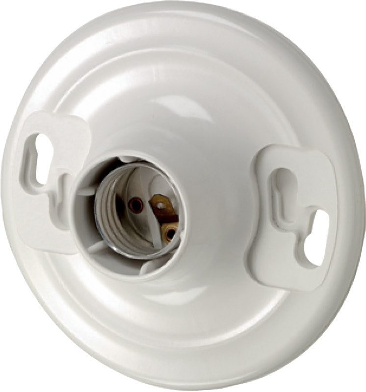 Leviton Plastic Incandescent Medium Base Keyless Socket