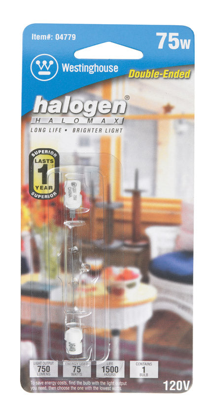 Westinghouse 75 W T3 Utility Halogen Bulb 1,050 lm White