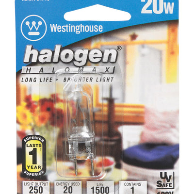 Westinghouse 20 W T4 Decorative Halogen Bulb 200 lm White