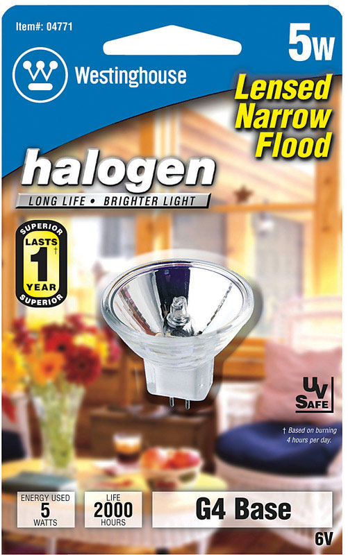 Westinghouse 5 W MR11 Floodlight Halogen Bulb 27 lm White