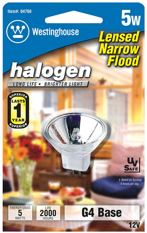 Westinghouse 5 W MR11 Floodlight Halogen Bulb 27 lm White