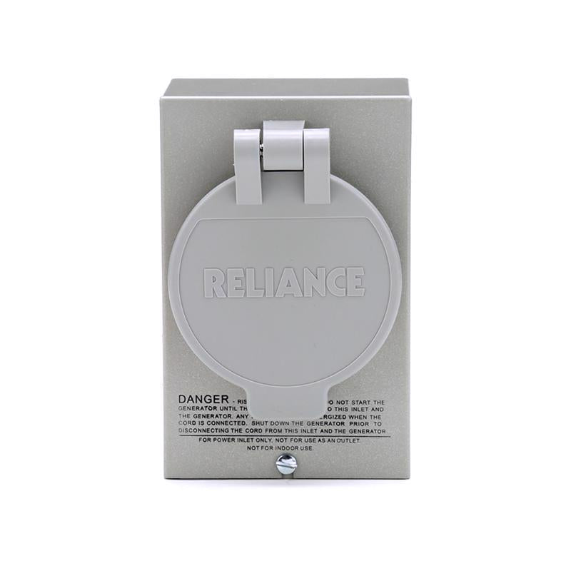 Reliance Controls PB Series 30 amps 120/240 V 1 space 1 circuits Surface Mount Power Inlet Box