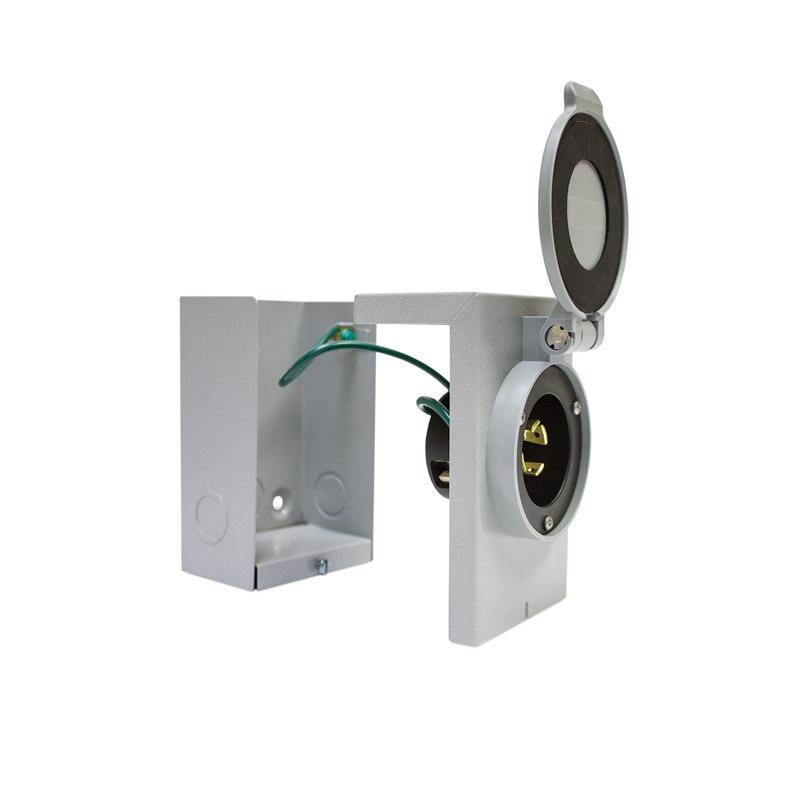 Reliance Controls PB Series 30 amps 120/240 V 1 space 1 circuits Surface Mount Power Inlet Box