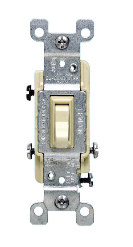 Leviton 15 amps Toggle Switch Ivory