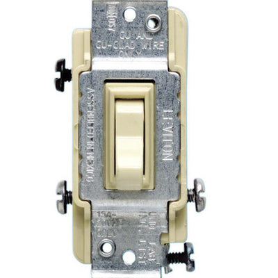 Leviton 15 amps Toggle Switch Ivory