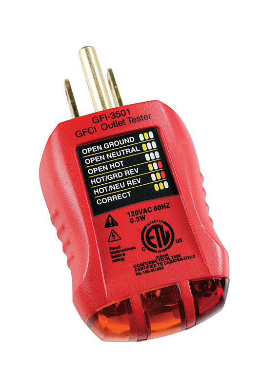 Gardner Bender 110-125 V LED Outlet and GFCI Tester