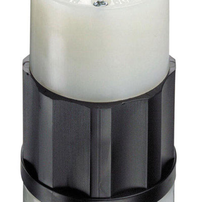 Leviton Industrial Nylon Grounding Locking Connector L6-20R 16-10 AWG 2 Pole 3 Wire