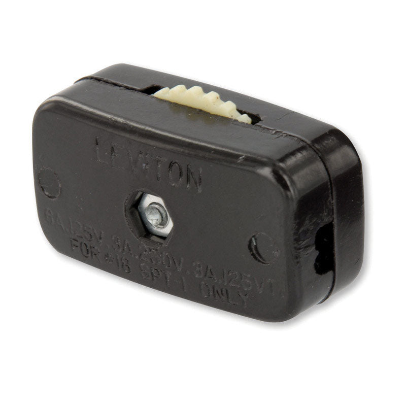 Leviton 6 amps Single Pole Feed Through Switch Brown