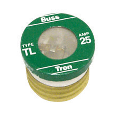 Bussmann 25 amps Time Delay Plug Fuse 4 pk