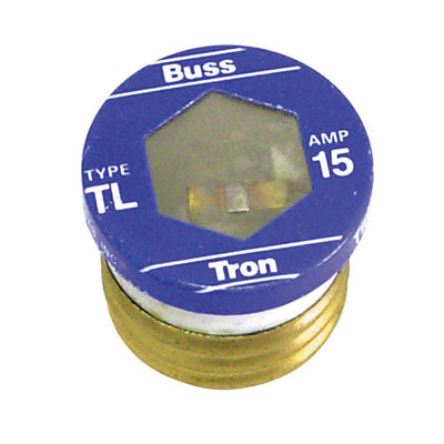 Bussmann 15 amps Time Delay Plug Fuse 3 pk