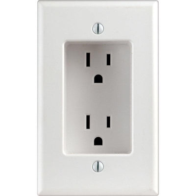 Leviton 15 amps 125 V Duplex White Outlet 5-15R