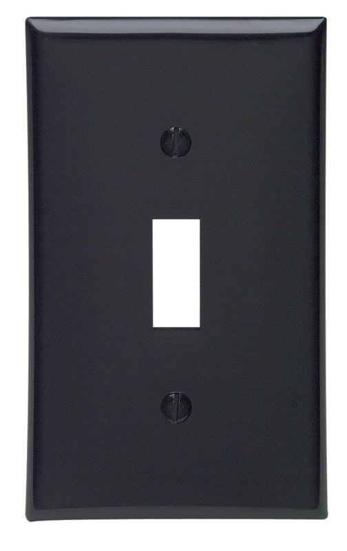 Leviton Black 1 gang Nylon Toggle Wall Plate