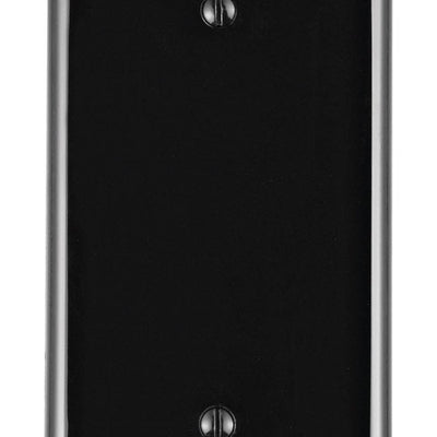 Leviton Black 1 gang Nylon Blank Wall Plate