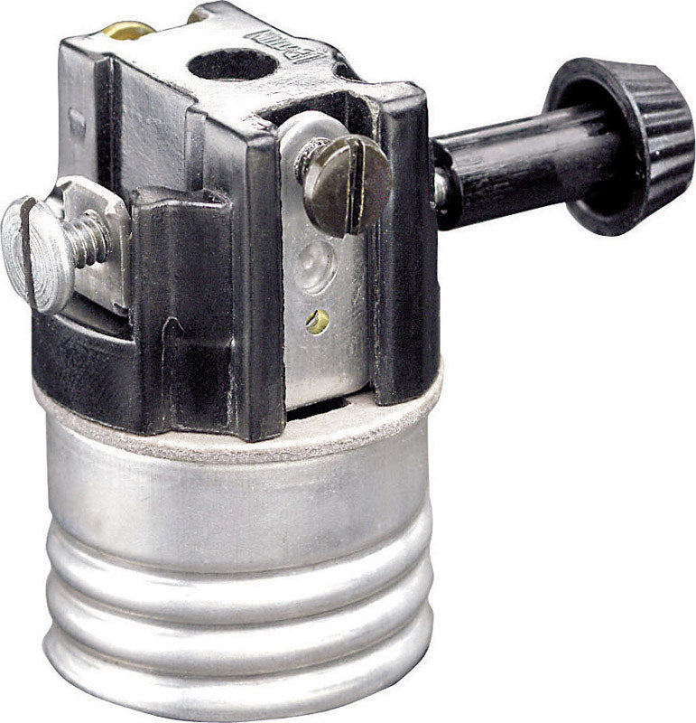 Leviton Aluminum Incandescent Medium Base Turn Knob Socket