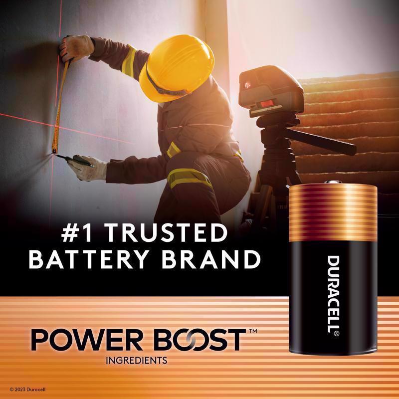 Duracell Coppertop D Alkaline Batteries 2 pk Carded