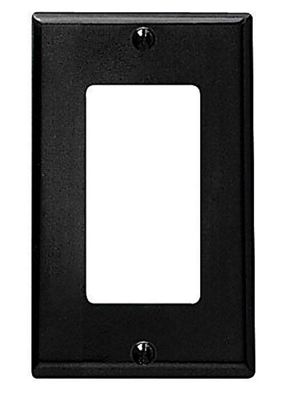 Leviton Decora Brown 1 gang Thermoset Plastic Decorator Wall Plate