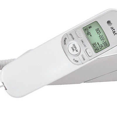 AT&T 1 Handle Analog Telephone White