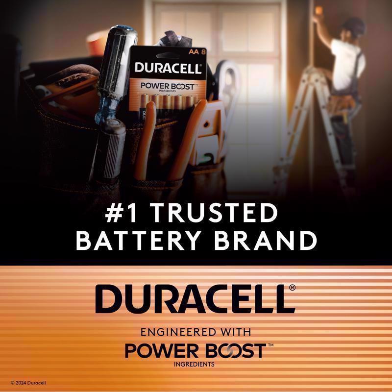 Duracell Coppertop AA Alkaline Batteries 4 pk Carded
