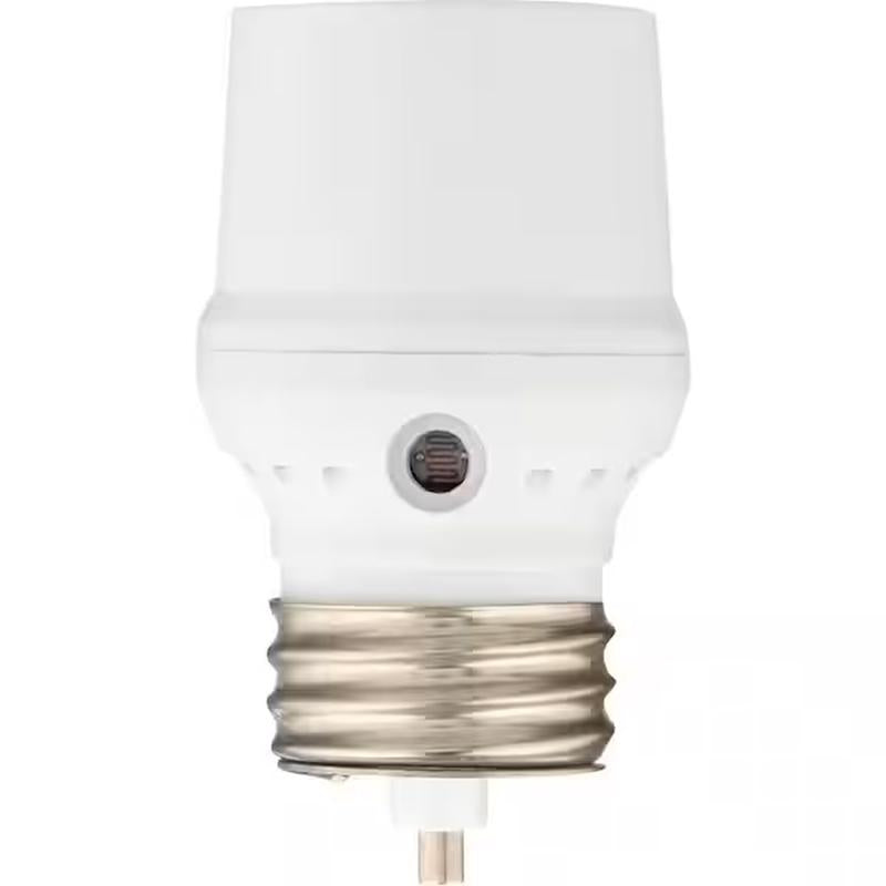 Amertac White Photoelectric Dusk to Dawn Light Control