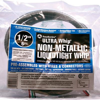 Southwire 1/2 in. D X 6 ft. L Flexible Electrical Conduit