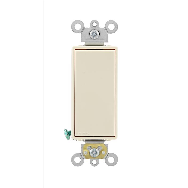 Leviton Decora 20 amps Single Pole Rocker AC Quiet Switch Light Almond