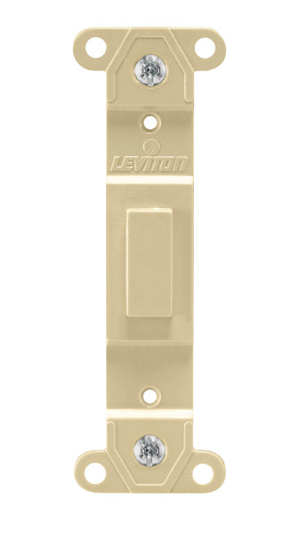 Leviton Ivory 1 gang Plastic Blank Wall Plate