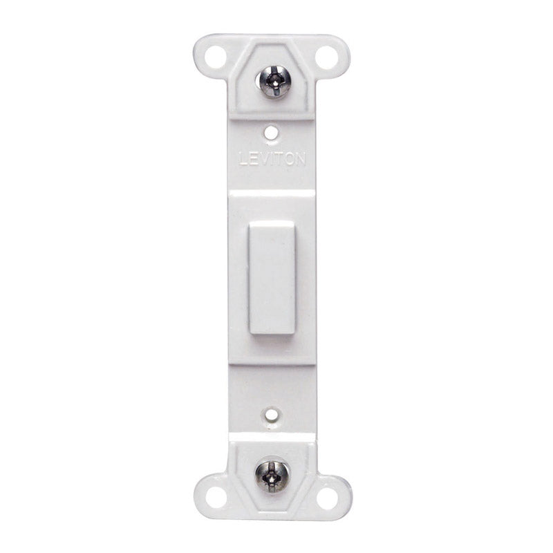 Leviton White 1 gang Plastic Blank Wall Plate