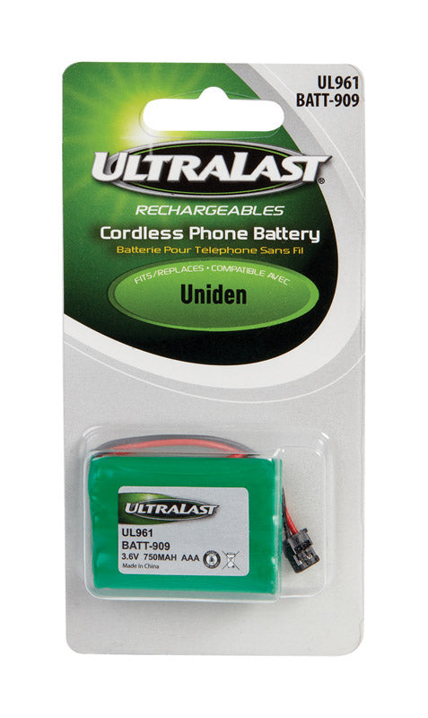 UltraLast NiMH AAA 3.6 V 750 mAh Cordless Phone Battery BATT-909